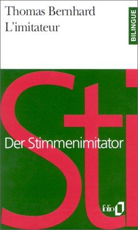 L'imitateur : choix. Der Stimmenimitator : Auswahl