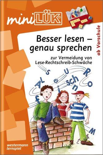 miniLÜK: Besser lesen - genau sprechen: zur Vermeidung von Lese-Rechtschreib-Schwäche, Übungen ab Vorschule