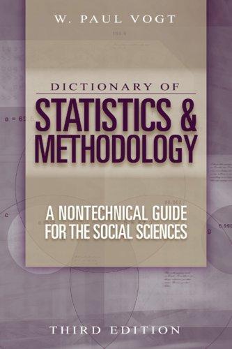 Dictionary of Statistics & Methodology: A Nontechnical Guide for the Social Sciences