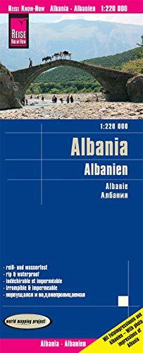 Reise Know-How Landkarte Albanien / Albania (1:220.000): reiß- und wasserfest (world mapping project)