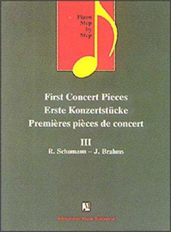 Erste Konzertstücke; First Concert Pieces (Music Scores)