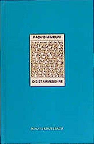 Die Stammesehre (Literatur aus dem Maghreb)