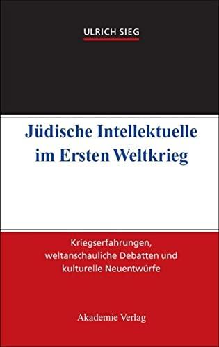 Jüdische Intellektuelle im Ersten Weltkrieg: Kriegserfahrungen, weltanschauliche Debatten und kulturelle Neuentwürfe