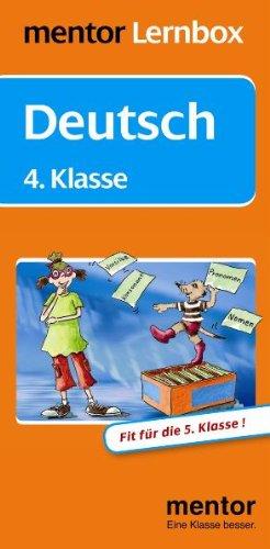 mentor Lernbox: Deutsch 4. Klasse - Lernbox (mentor: Lernboxen)