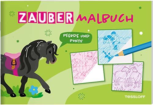 Zaubermalbuch. Pferde und Ponys: Mit magischen Zauberseiten (Malbücher und -blöcke)