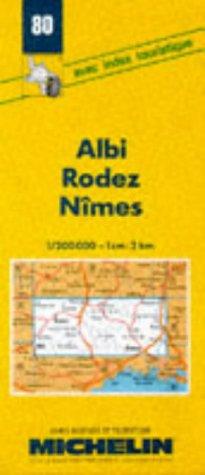 Michelin Karten, Bl.80 : Albi, Rodez, Nimes (Michelin Maps)