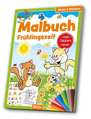 Malbuch Frühlingszeit