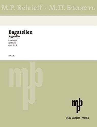 Bagatellen: op. 1 - 5. Klavier.