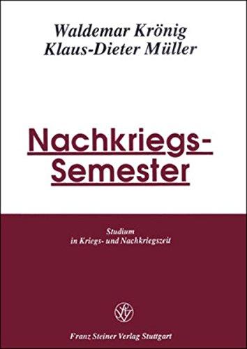 Nachkriegs-Semester: Studierende und Studienbedingungen nach Kriegsende