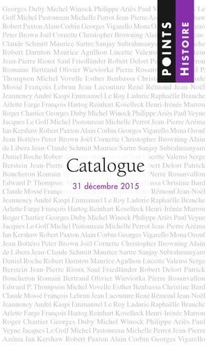 Catalogue Points Histoire 2015