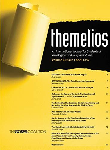 Themelios, Volume 41, Issue 1