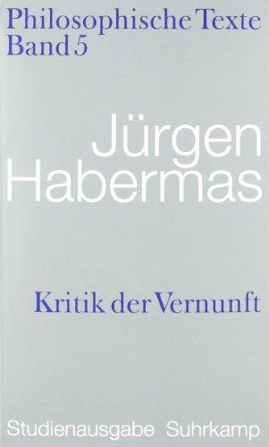 Kritik der Vernunft. Philosophische Texte: Studienausgabe, Band 5