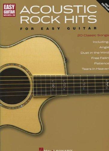 Acoustic Rock Hits For Easy Guitar 2nd Edition Gtr BK (Hal Leonard)