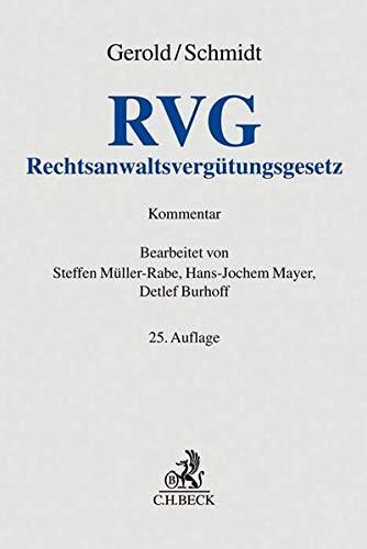 Rechtsanwaltsvergütungsgesetz (Grauer Kommentar)