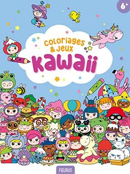 Coloriages & jeux kawaii : 6 +