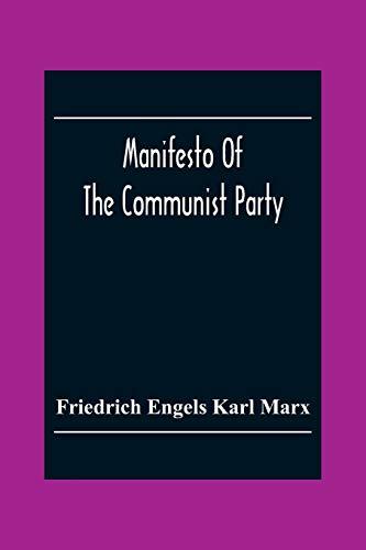 Manifesto Of The Communist Party