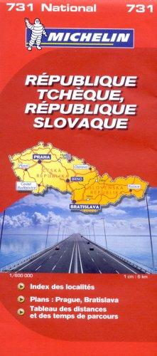 République tchèque, République slovaque : 1/600 000