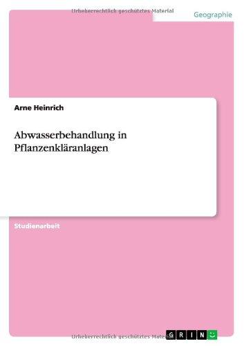 Abwasserbehandlung in Pflanzenkläranlagen