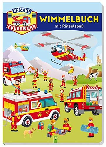 Unsere Feuerwehr • Wimmelbuch mit Rätselspaß