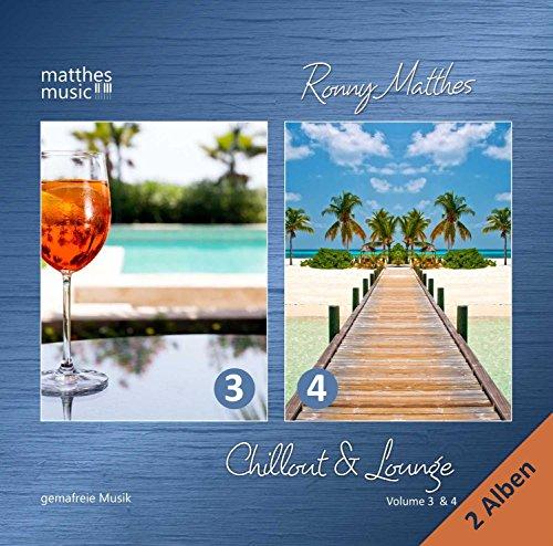 Chillout & Lounge (Vol. 3 & 4) - Gemafreie Hintergrundmusik für Bars, Hotels und zur Videovertonung (Jazz, Chillout, Ambient & Piano Lounge) - 2 CDs