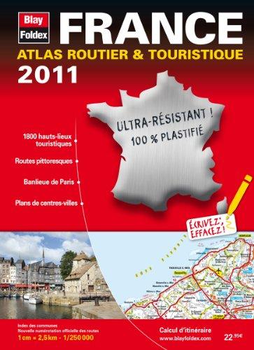 France, atlas plastifié routier & touristique : 2011