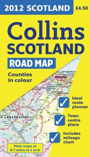 2012 Collins Scotland Road Map (International Road Atlases)