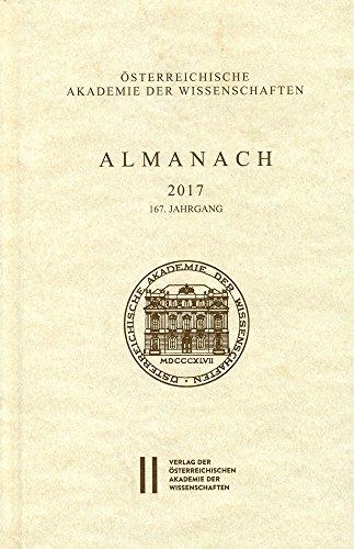 Almanach der Akademie der Wissenschaften / Almanach 167. Jahrgang 2017