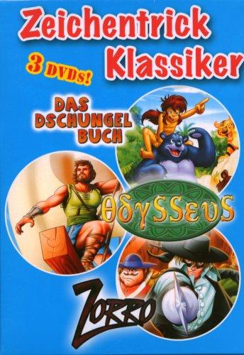 Die Abenteuer Box (Das Dschungelbuch, Zorro & Odysseus) (3 DVDs)