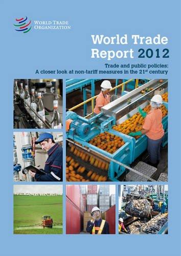 World trade report 2012: trade and public policies, a closer look at non-tariff measures in the 21st century, research and analysis