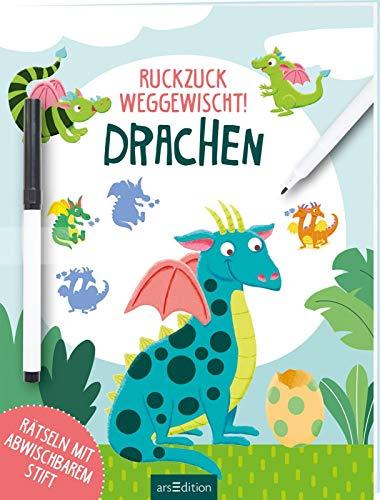 Ruckzuck weggewischt! Drachen: Rätseln mit abwischbarem Stift