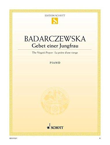 Gebet einer Jungfrau Es-Dur: Klavier. (Edition Schott Einzelausgabe)