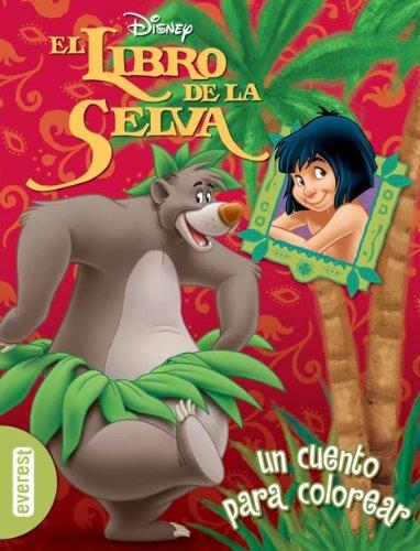 El libro de la Selva: un cuento para colorear