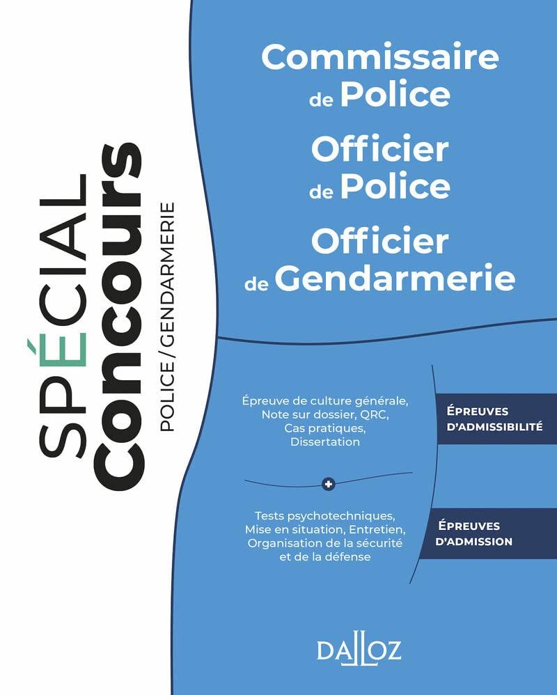 Commissaire de police, officier de police, officier de gendarmerie