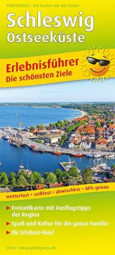 Schleswig, Ostseeküste: Erlebnisführer mit Informationen zu Freizeiteinrichtungen auf der Kartenrückseite, wetterfest, reissfest, abwischbar, GPS-genau. 1:120000 (Erlebnisführer / EF)