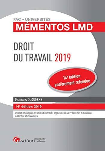 Droit du travail : 2019