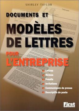 Documents et modèles de lettres pour l'entreprise