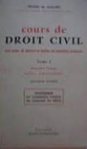 Cours de droit civil