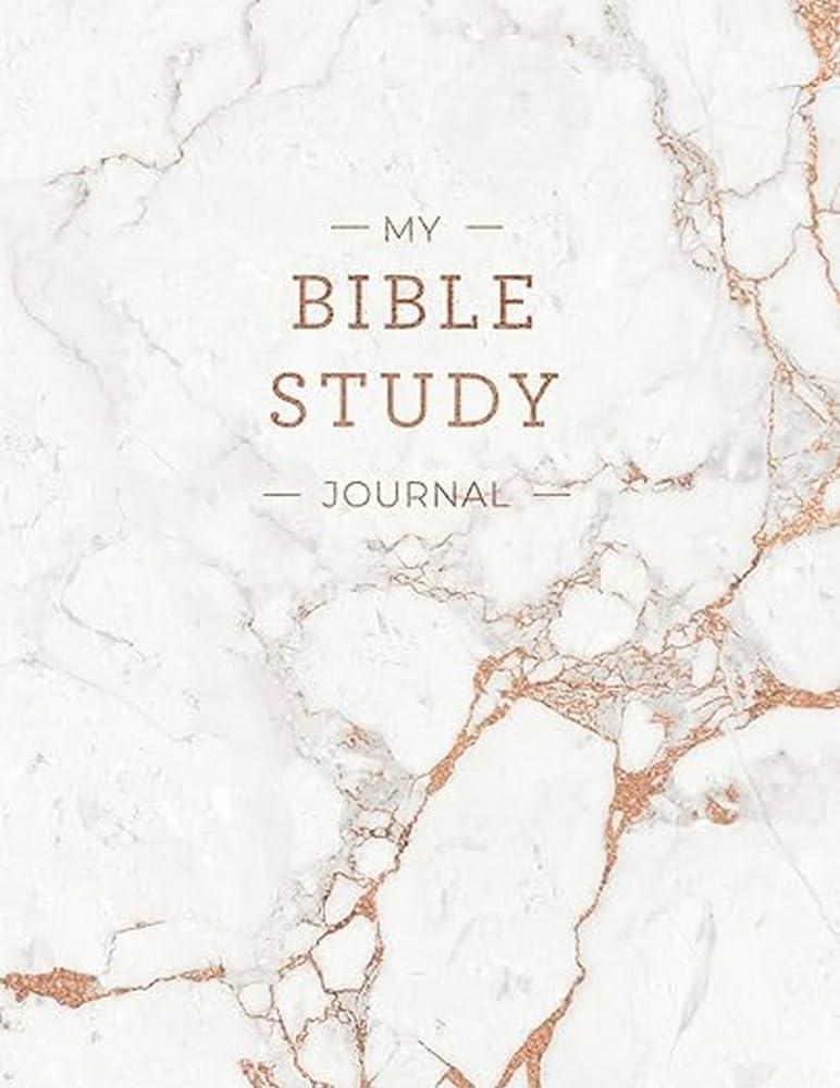 My Bible Study Journal: Beautiful Rose Gold Marble Bible Study and Prayer Journal for Women (Rose Gold Marble Prayer Journals, Band 1)