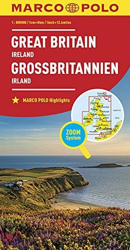 MARCO POLO Länderkarte Großbritannien, Irland 1:800 000 (MARCO POLO Länderkarten)