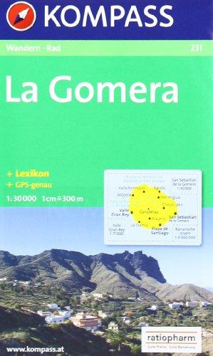 Kompass Karten, La Gomera: Wandern / Rad, Lexikon / GPS-genau