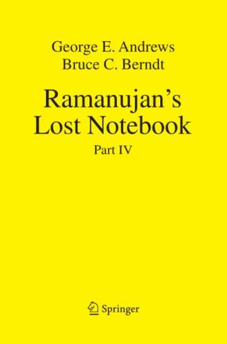 Ramanujan's Lost Notebook: Part IV