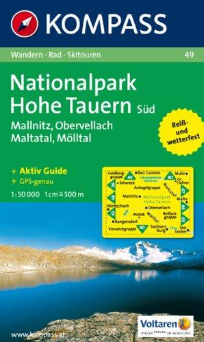 Nationalpark Hohe Tauern Süd, Mallnitz, Maltatal, Mölltal. Wandern / Rad / Skitouren. GPS-genau. 1:50.000