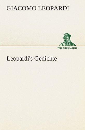 Leopardi's Gedichte (TREDITION CLASSICS)