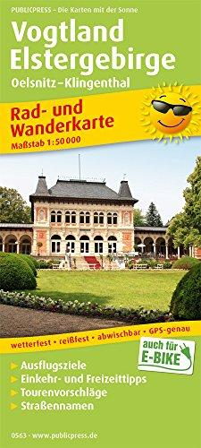 Vogtland - Elstergebirge: Rad- und Wanderkarte mit Ausflugszielen, Einkehr- & Freizeittipps Tourenvorschlägen und Straßennamen, wetterfest, reißfest, ... 1:50000 (Rad- und Wanderkarte / RuWK)