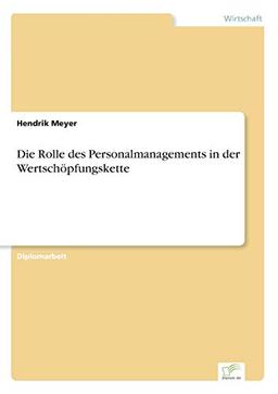 Die Rolle des Personalmanagements in der Wertschöpfungskette