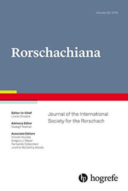 Rorschachiana: Journal of the International Society for the Rorschach (Yearbook of the International Rorschach Society, Band 39)