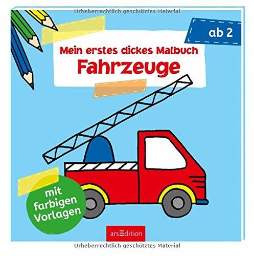 Mein erstes dickes Malbuch Fahrzeuge