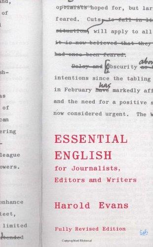 Essential English: For Journalists, Editors and Writers (Pimlico)