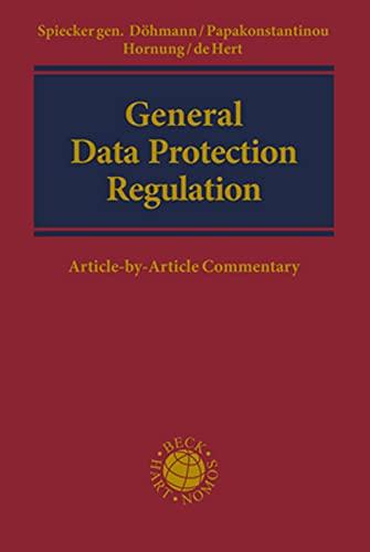 General Data Protection Regulation: Article-by-Article Commentary