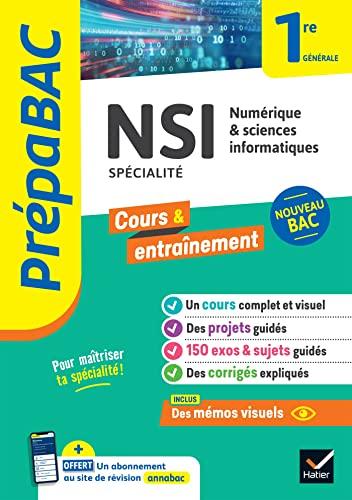 NSI, numérique & sciences informatiques, spécialité, 1re générale : nouveau bac